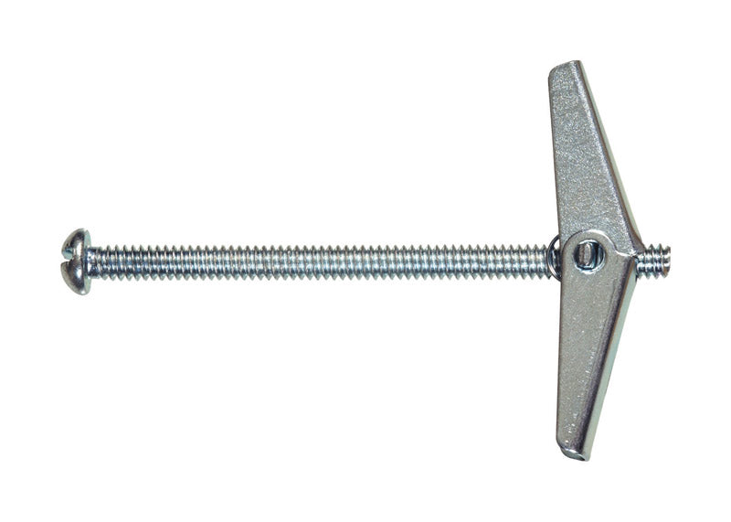 Hillman 3/8 in. Diameter x 4 in. Length Round Head Steel Toggle Bolts, 8-Pack