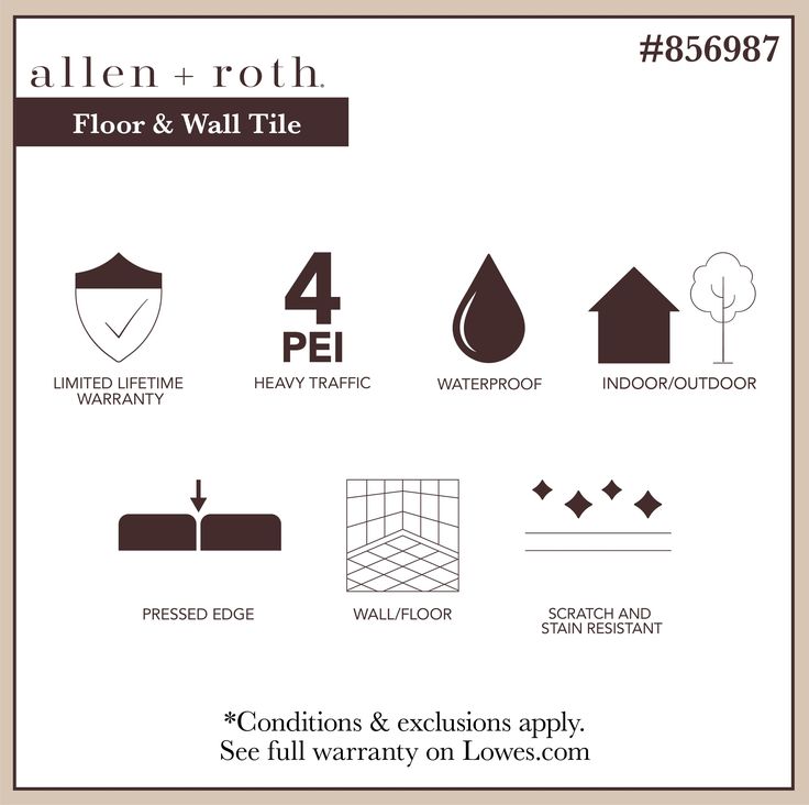 Style Selections Woods French Gray 6-in x 24-in Glazed Porcelain Wood Look Tile