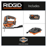 18-Volt OCTANE Brushless Jig Saw Kit with 4.0 Ah Battery and 18-Volt Charger