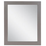 25.67 in. W x 31.38 in. H Framed Rectangular Bathroom Vanity Mirror in Blue