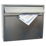 Allux LT150 Galvanized Wall Mount Locking Mailbox - Super Arbor