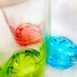 Karissa 8-Piece Assorted Colors Glass Tumbler Set