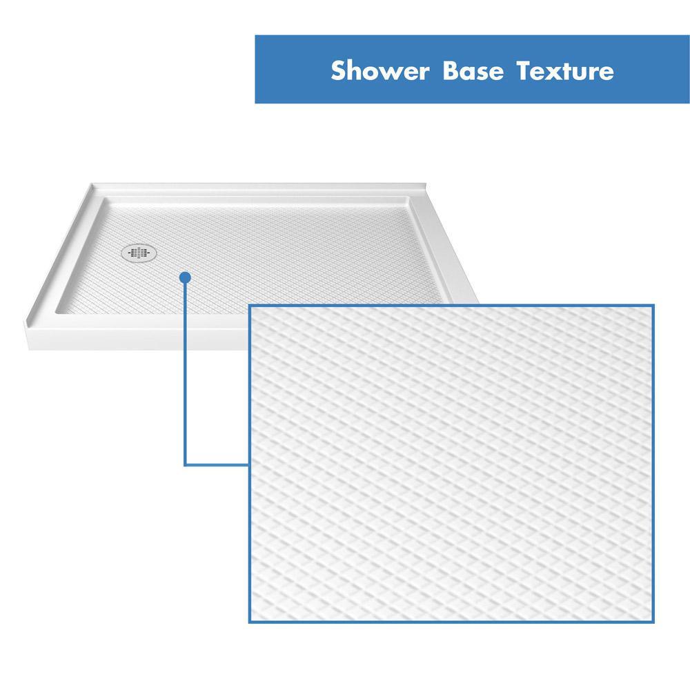 Cornerview 36 in. x 36 in. x 74.75 in. Framed Corner Sliding Shower Enclosure in Chrome with White Acrylic Base - Super Arbor