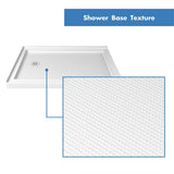 Cornerview 36 in. x 36 in. x 74.75 in. Framed Corner Sliding Shower Enclosure in Chrome with White Acrylic Base - Super Arbor