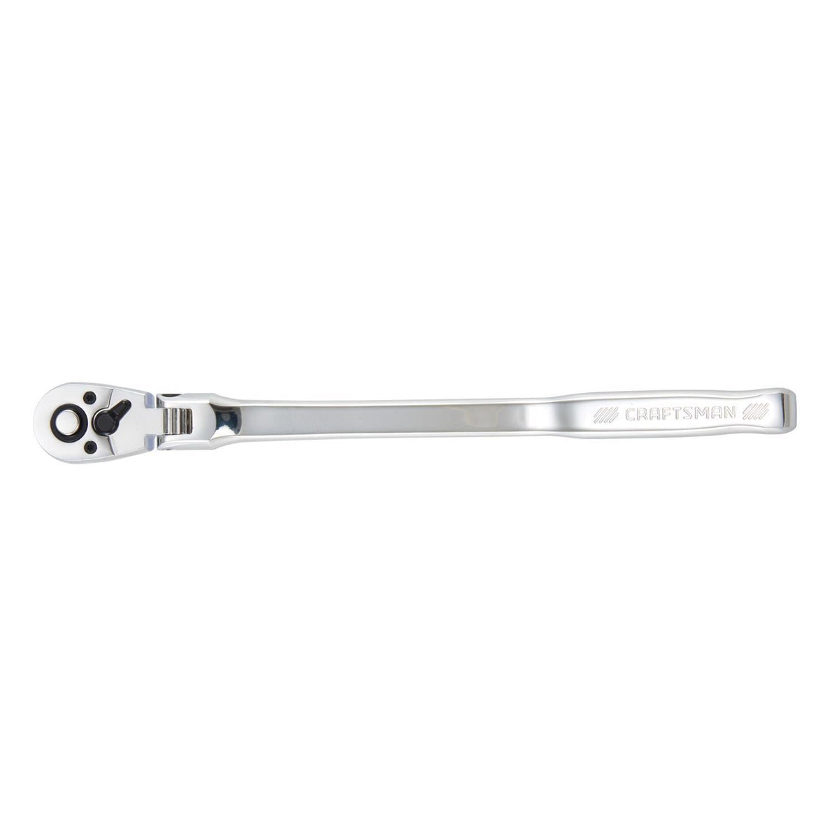 Craftsman 3/8 in. Drive SAE Bent Handle Flex Head Ratchet, 72 Teeth