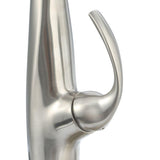 Avanti Single-Handle Pull-Down Sprayer Kitchen Faucet in Stainless Steel - Super Arbor