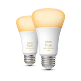 White Ambiance A19 LED 60-Watt Equivalent Dimmable Smart Wireless Light Bulb with Bluetooth