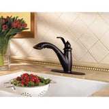Marielle Single-Handle Pull-Out Sprayer Kitchen Faucet in Tuscan Bronze - Super Arbor