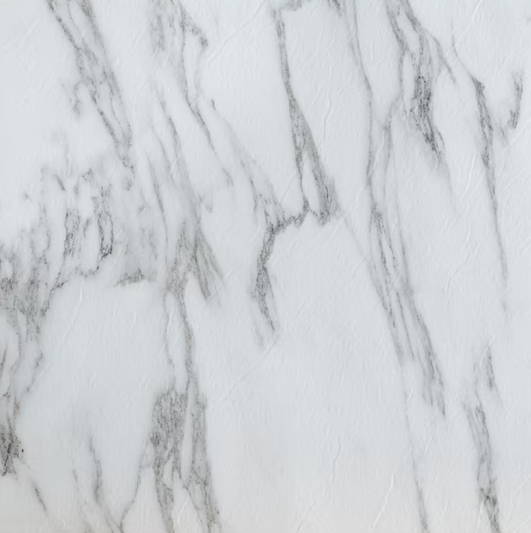 Achim Tivoli Bianco Marble 12-in x 12-in Peel and Stick Vinyl Tile Flooring (45-sq ft)