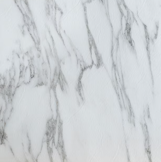 Achim Tivoli Bianco Marble 12-in x 12-in Peel and Stick Vinyl Tile Flooring (45-sq ft)