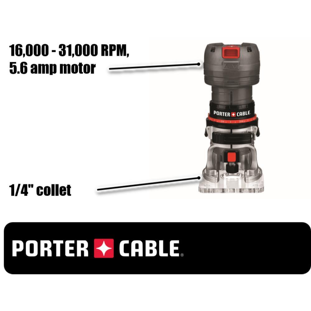 5.6 Amp Variable Speed 1/4 in. Laminate Trimmer - Super Arbor