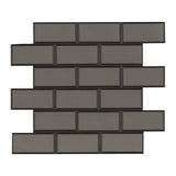 MSI Crisson Bevel Subway Peel and Stick 12 in. X 12 in. X 4 mm Glass Mosaic Tile ( 19.6 sq. ft./case)