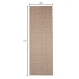 72 in. x 24 in. x 1/8 in. Unfinished Multi Square Decorative Perforated Paintable MDF Screening Panel Insert - Super Arbor