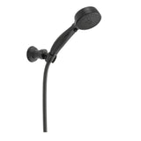ActivTouch 9-Spray 3.6 in. Single Wall Mount Adjustable Handheld Shower Head in Matte Black - Super Arbor