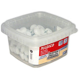 3/4 in. White Base Nail-On Glides (120-Pack) - Super Arbor