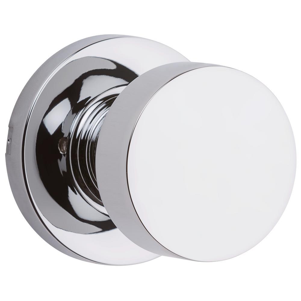 Pismo Round Matte Black Hall/Closet Door Knob Featuring Microban Antimicrobial Technology - Super Arbor