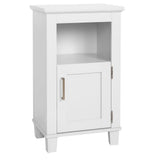 Shaker Style 16 in. W x 12 in. D x 29.9 in. H Floor Cabinet in White - Super Arbor