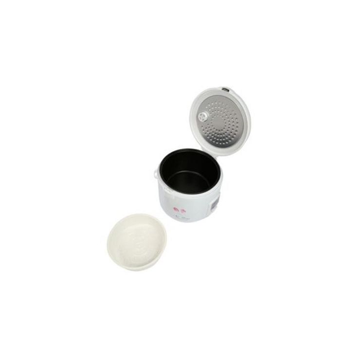 10-Cup White Rice Cooker with Steamer and Non-Stick Inner Pot
