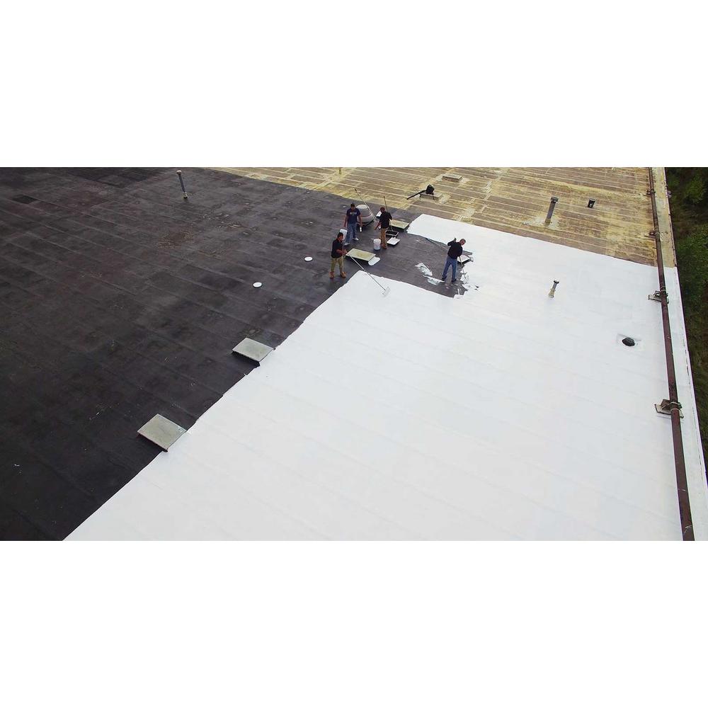 TekTop 5 Gal. Black 100% Silicone High Solids Roof Coating