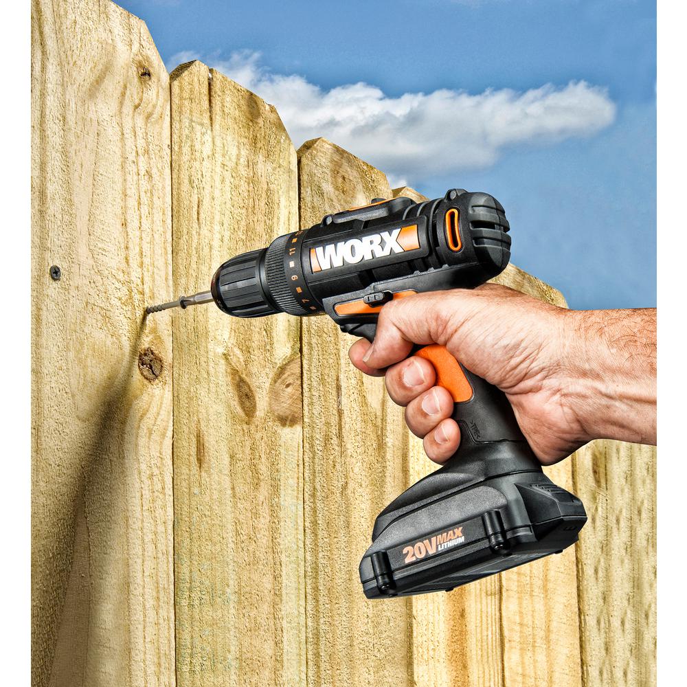 POWER SHARE 20-Volt Lithium-Ion Cordless 3/8 in. 2-Speed Drill Driver (Tool-Only) - Super Arbor
