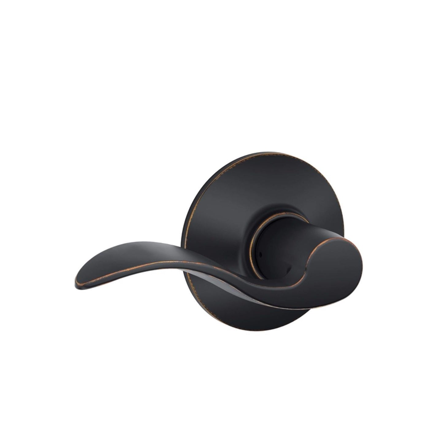 Schlage Accent Aged Bronze Passage Lockset, ANSI Grade 2, 1-3/4 in.