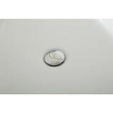 67 in. Acrylic Center Drain Rectangle Flat Bottom Freestanding Bathtub in White - Super Arbor