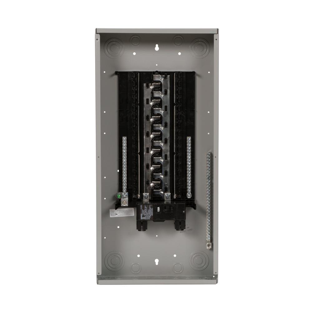 SN 100 Amp 30-Space 30-Circuit Main Breaker Plug-on Neutral Load Center Indoor - Super Arbor