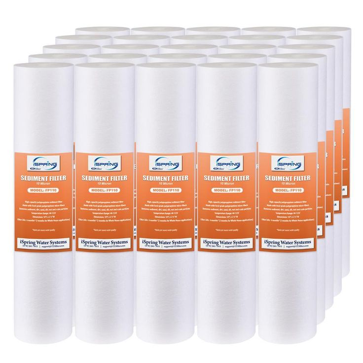 10 micron 10 in. x 2.5 in. Universal Sediment Filter Cartridges 15000 Gal. Multi-layer (Pack of 25)