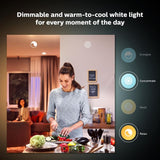 Philips Hue White Ambiance BR30 LED 65-Watt Equivalent Dimmable Smart Wireless Flood Light Bulb with Bluetooth (2 Pack)