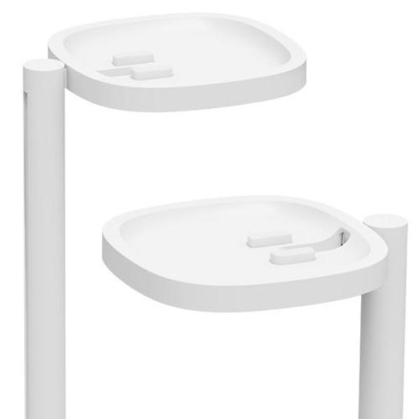 White Pair of Stands for Sonos One - Super Arbor