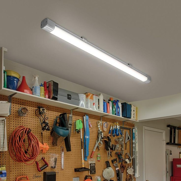 4 ft. Vapor Tight Water Tight Strip Light Plug-in Direct Wire Integrated LED Wraparound Light 3600 Lumens 4000K