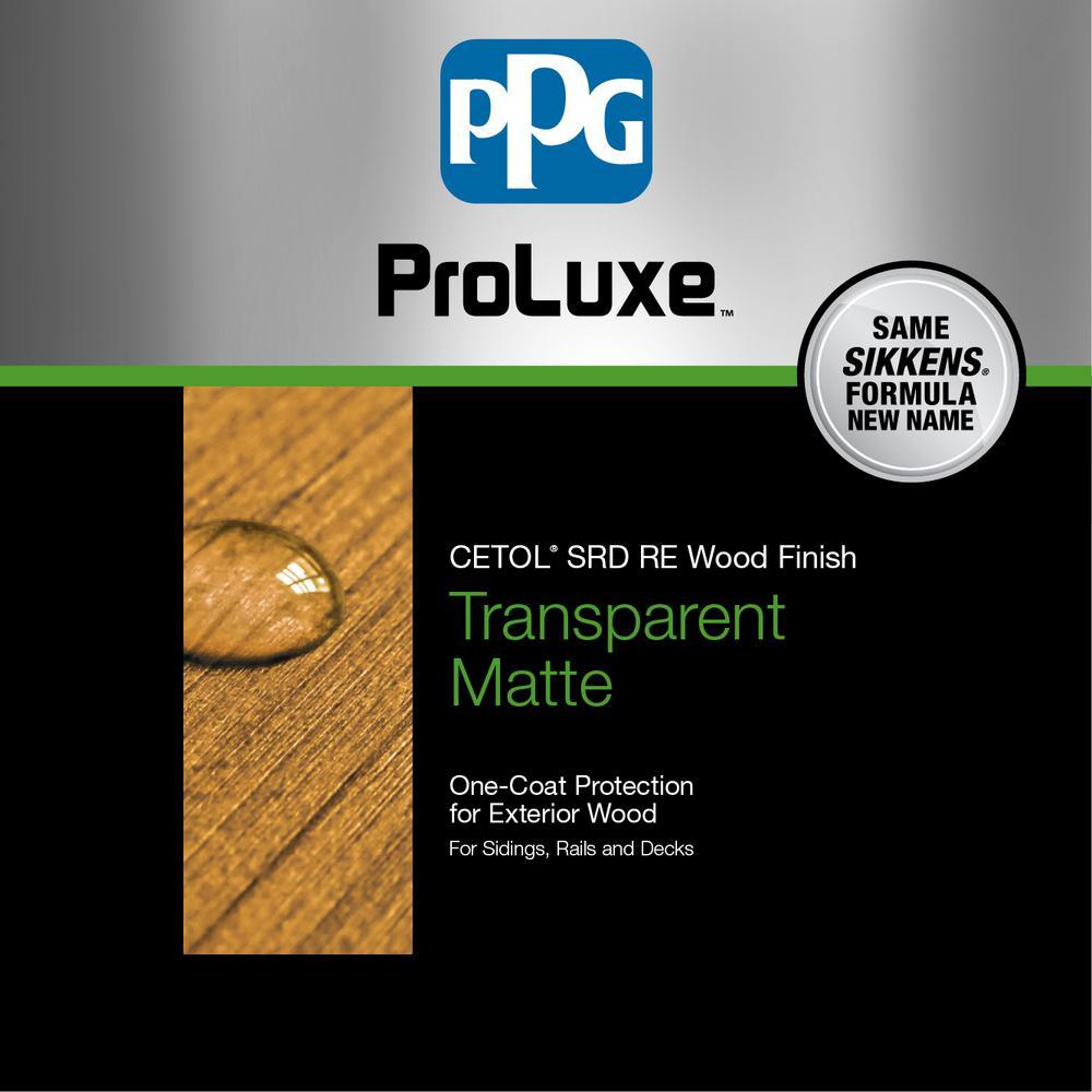 PPG ProLuxe 1 gal. Natural Oak RE SRD Exterior Transparent Matte Wood Finish - Super Arbor