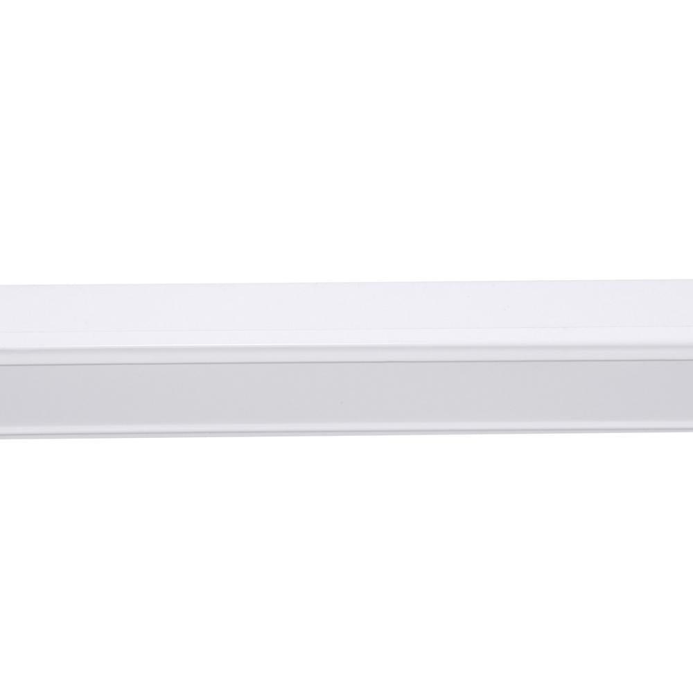 C 2 40 120 MBE 2INKO 2-Light Flushmount Steel White Fluorescent Light - Super Arbor