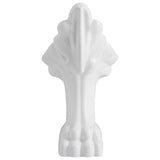 66.9 in. Acrylic Clawfoot Non-Whirlpool Bathtub in White - Super Arbor