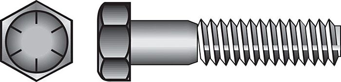 Hillman 3/8 in. Diameter x 1-1/4 in. Length Heat-Treated Steel Hex Head Cap Screw, Grade 8, Coarse Thread, 100-Pack