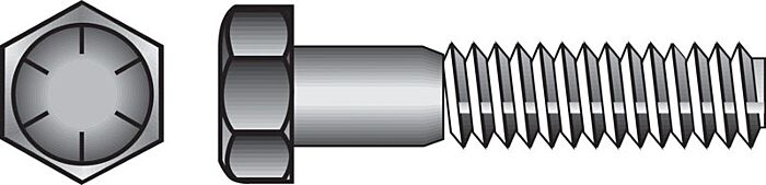 Hillman 5/8 in. Diameter x 4 in. Length Heat-Treated Steel Hex Head Cap Screw, Grade 8, Coarse Thread, 25-Pack