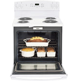 GE 30-in 4 Elements 5-cu ft Freestanding Electric Range (White)