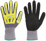 HEXARMOR Helix 1095 Nitrile-Coated Impact-Resistant Gloves - S