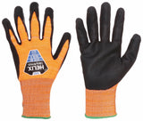 HEXARMOR Helix 1092 Foam Nitrile Coated Gloves, XS - Abrasion Level 4