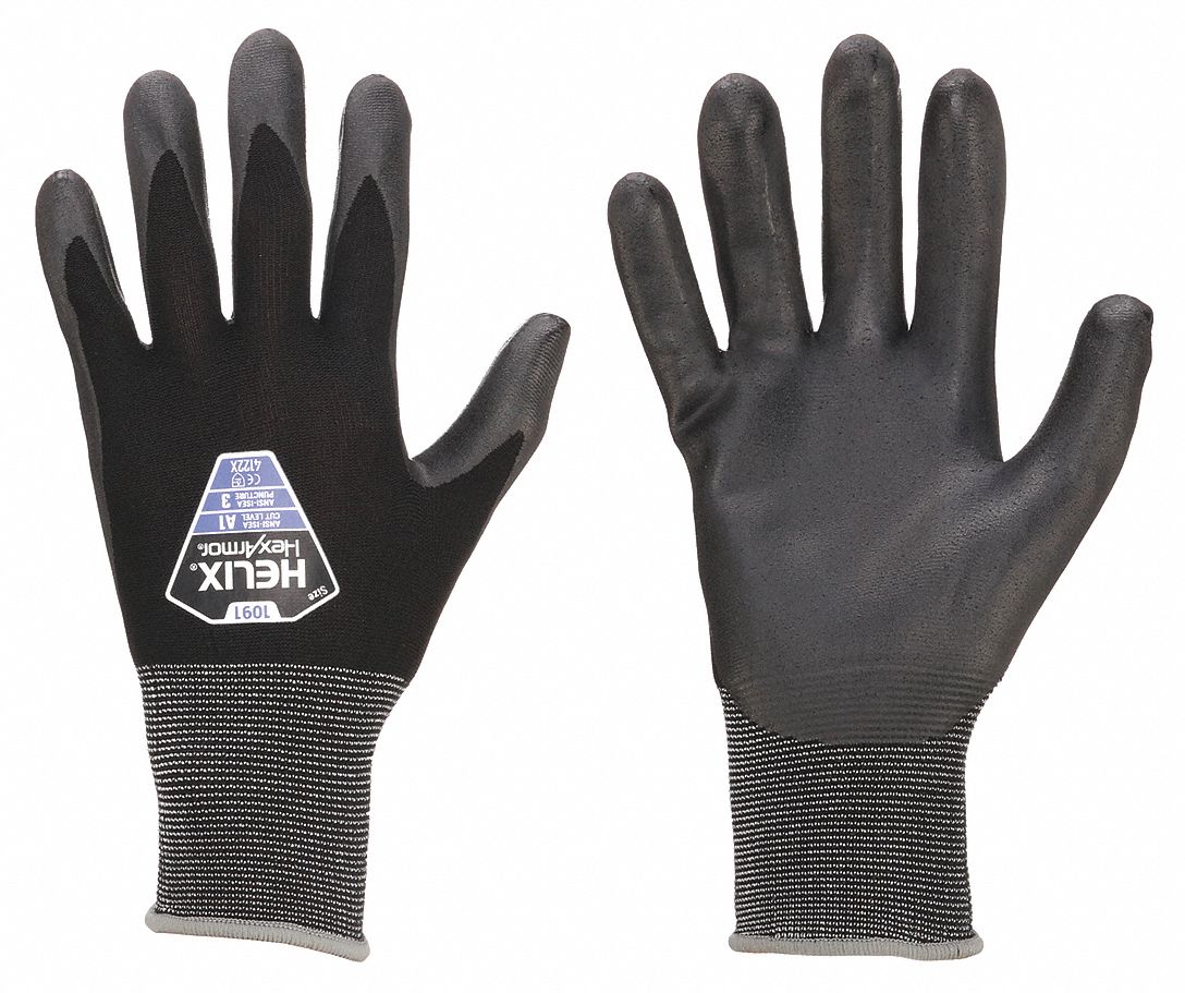 HEXARMOR Helix Series Coated Gloves – ANSI Abrasion Level 3
