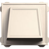 6 in. Hooded Siding Vent #021-Sandstone Beige - Super Arbor
