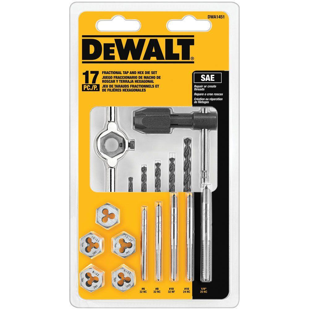 Fractional Tap and Die Set (17-Piece) - Super Arbor