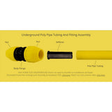 1-1/2 in. IPS x 250 ft. DR 11 Underground Yellow Polyethylene Gas Pipe - Super Arbor