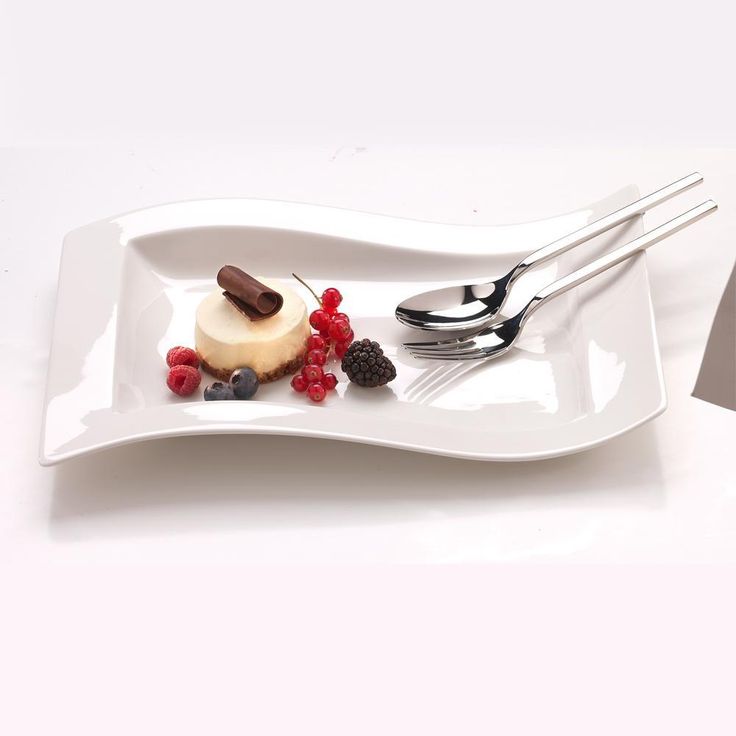 NewWave White Porcelain 19.5 in. Rectangular Platter