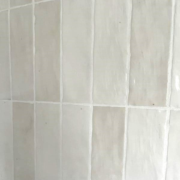 Kingston White 3 in. x 8 in. Polished Ceramic Wall Tile (5.38 sq. ft./case)