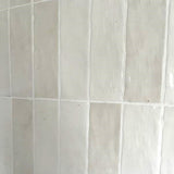 Kingston White 3 in. x 8 in. Polished Ceramic Wall Tile (5.38 sq. ft./case)