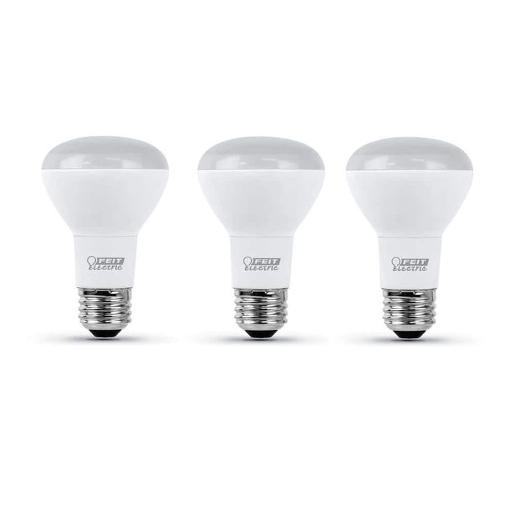 Feit Electric 45-Watt Equivalent R20 Dimmable CEC Title 24 Compliant LED ENERGY STAR 90+ CRI Flood Light Bulb Bright White (3-Pack)