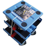 2.37 in. Dia Plate Caster 1000 lbs. Capacity Snowmobile Dolly Set - Super Arbor