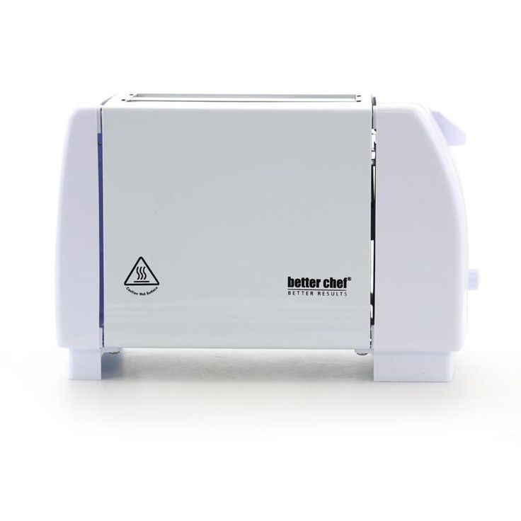 Better Chef 2-Slice White 500-Watt Toaster