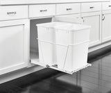 Rev-A-Shelf 35-Quart Plastic Soft Close Pull Out Trash Can
